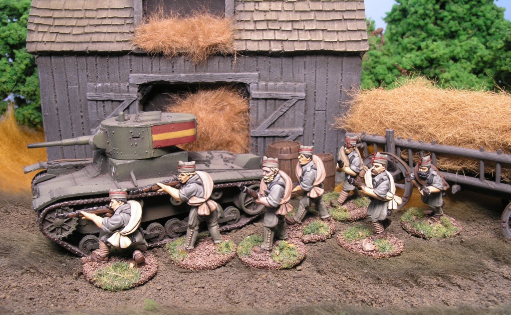 Spanish civil war Empress miniatures