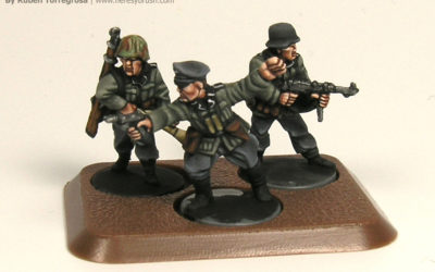 How to paint 15mm Germans from the Open Fire box