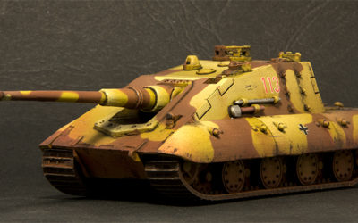 WIP – Heer46 E-100 Jagdpanzer Krokodil – Part III Weathering and Final
