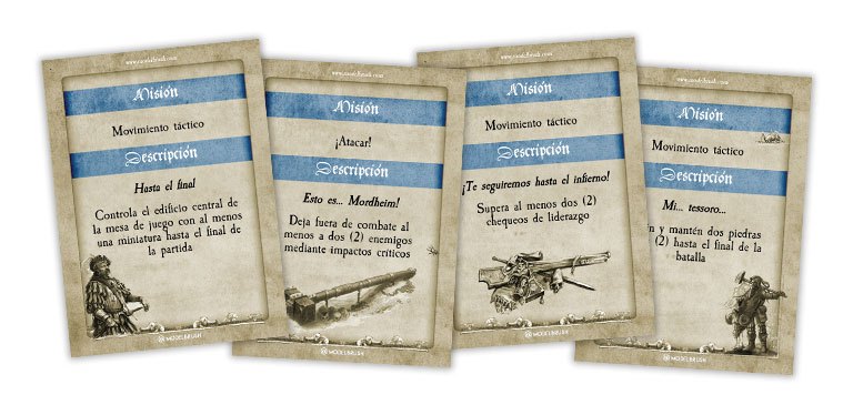 Mordheim, Secondary Missions cards