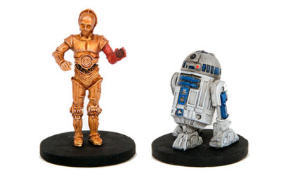 Guía de pintura Imperial Assault: R2-D2 y C-3PO