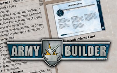 Army builder: Warhammer Age of Sigmar