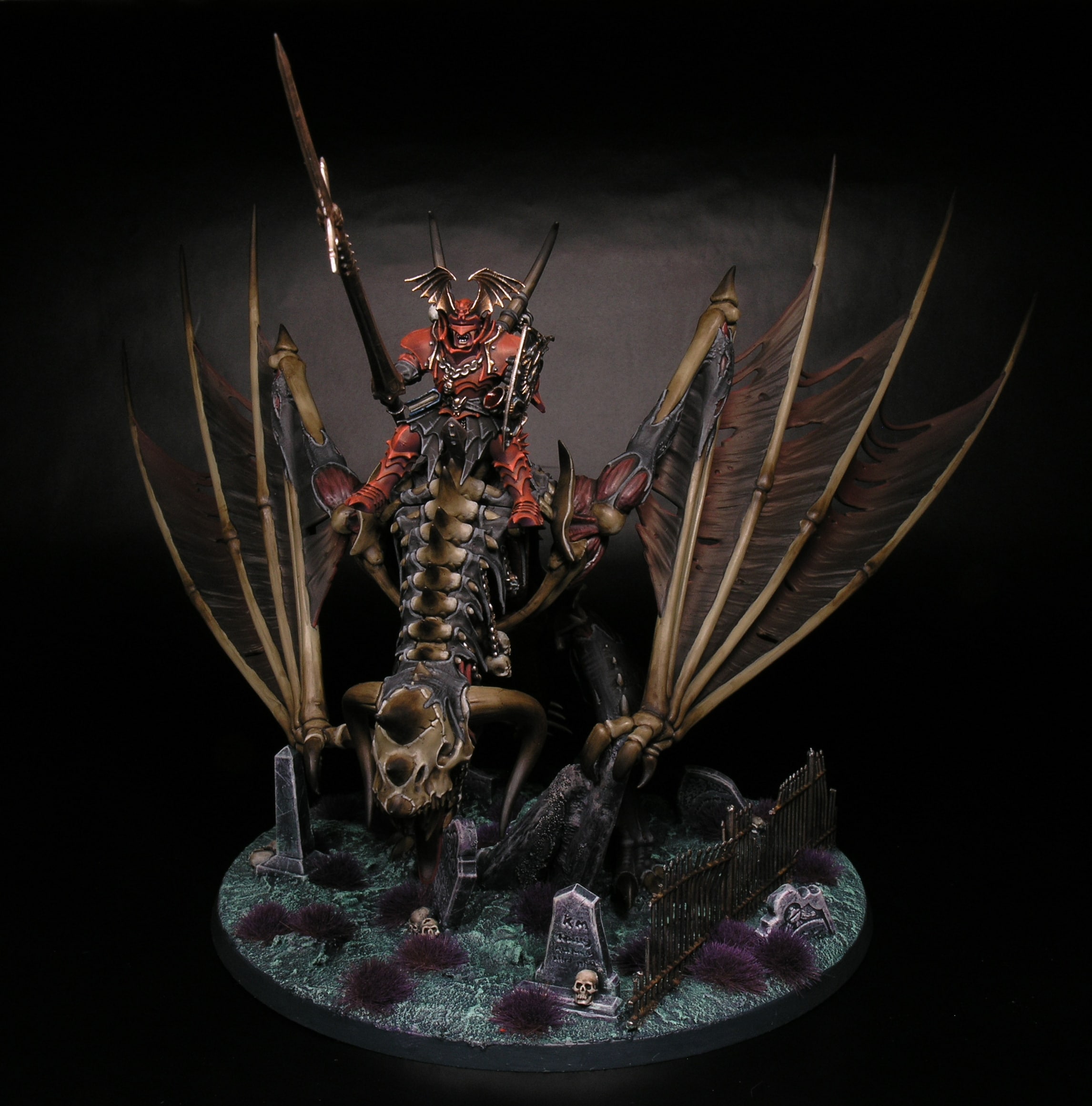 Age of Sigmar Zombie Dragon painted