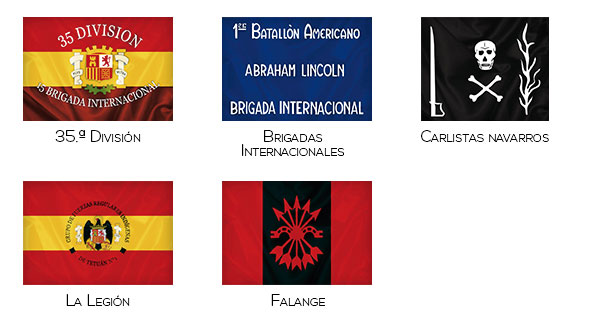 Spanish Civil War flags